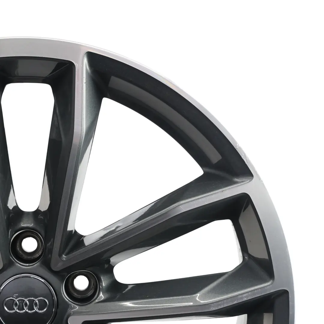 Audi A5 S5 5F Felga Aluminiowa Dwukolorowa Szara 19" 8,5J ET:32 - SKU 8W0601025DF-1 - Numer Części 8W0601025DF