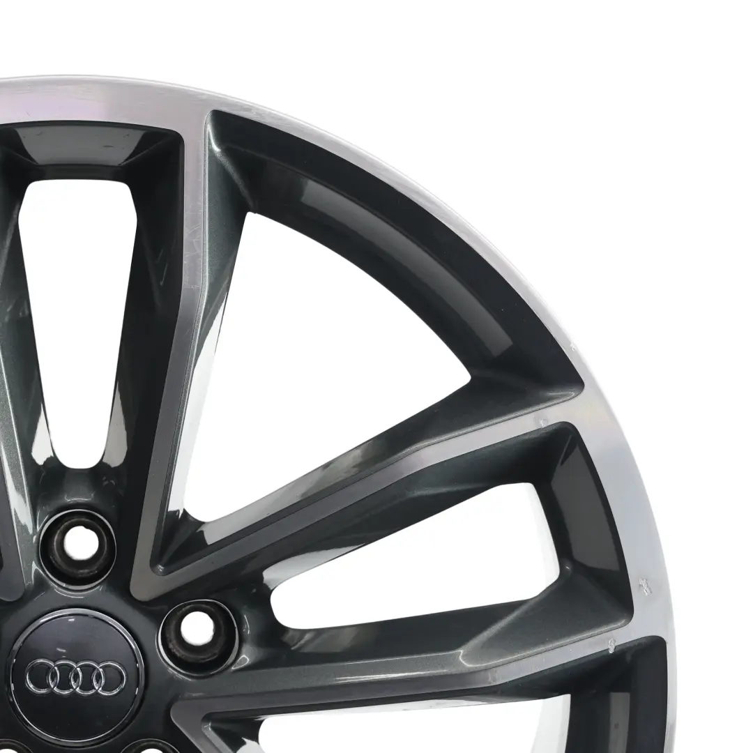 Audi A5 S5 5F Bicolor Grey Wheel Light Alloy Rim 19" 8,5J ET:32 - SKU 8W0601025DF-2 - Part number 8W0601025DF