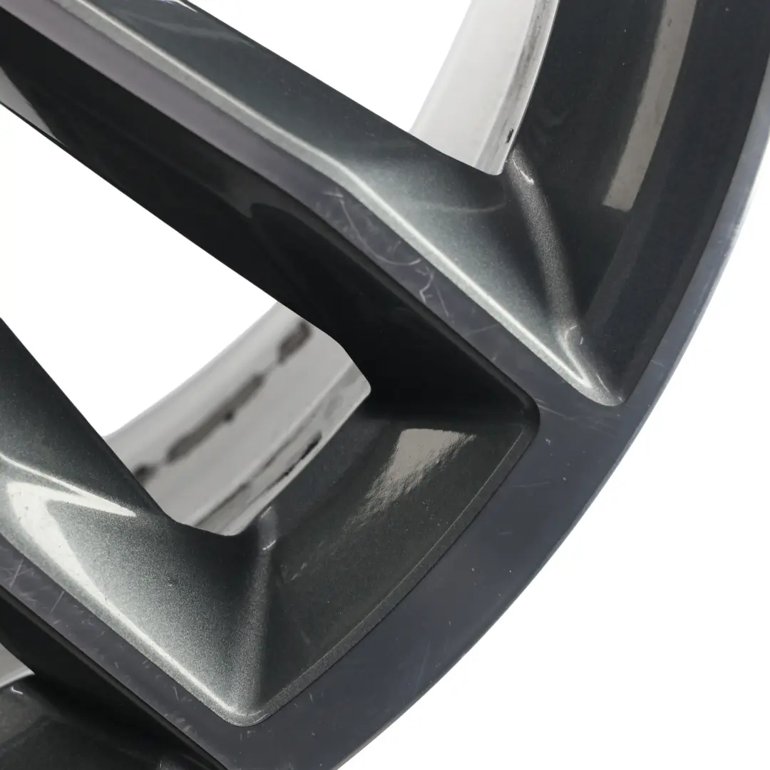 Audi A5 S5 5F Bicolor Grey Wheel Light Alloy Rim 19" 8,5J ET:32 - SKU 8W0601025DF-2 - Part number 8W0601025DF