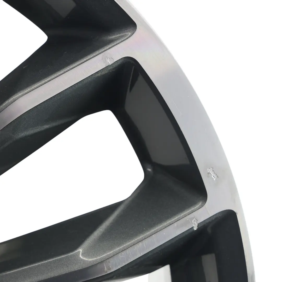 Audi A5 S5 5F Felga Aluminiowa Dwukolorowa Szara 19" 8,5J ET:32 - SKU 8W0601025DF-2 - Numer Części 8W0601025DF