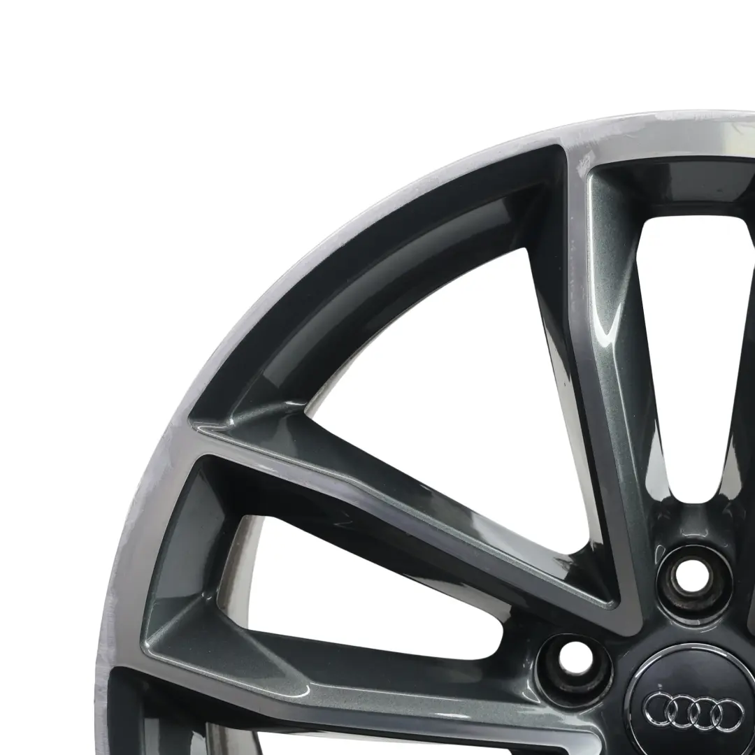 Audi A5 S5 5F Bicolor Grey Wheel Light Alloy Rim 19" 8,5J ET:32 - SKU 8W0601025DF-3 - Part number 8W0601025DF