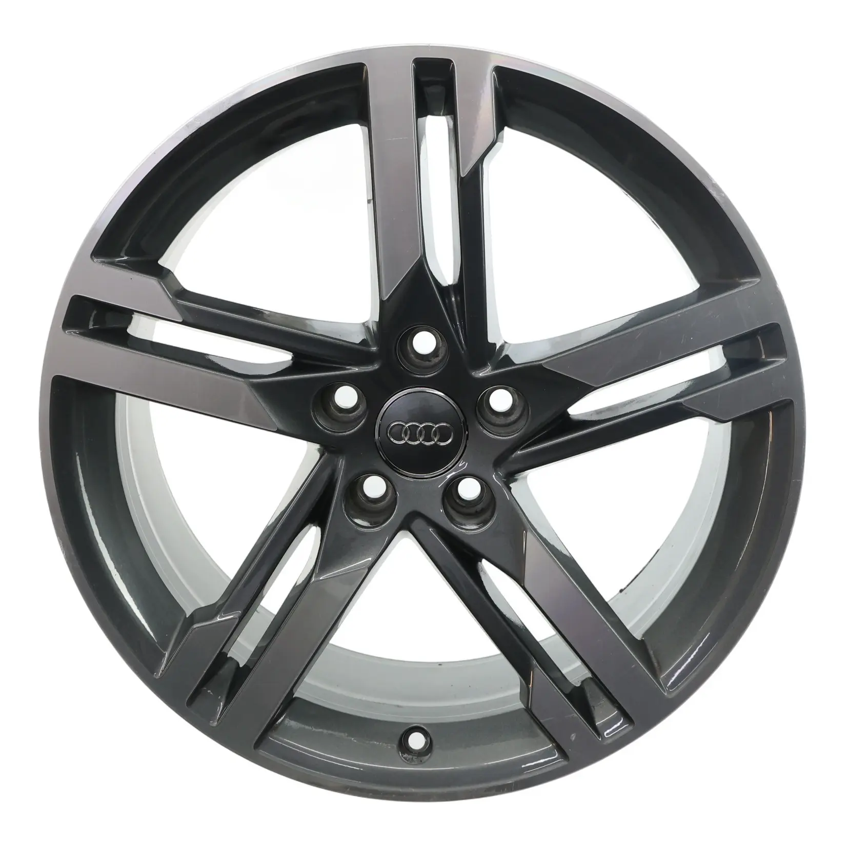 Audi A4 B9 Jante Alliage Argentée 18" 8J ET:40 Double Rayon Étoile 8W0601025M).