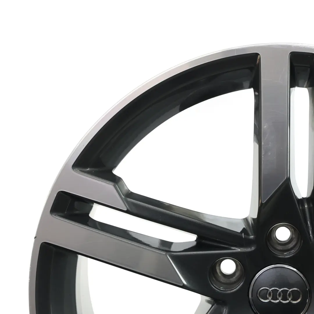 Audi A4 B9 Wheel Rim Alloy Silver 18" 8J ET:40 Star Double Spoke - SKU 8W0601025M-2 - Part number 8W0601025M