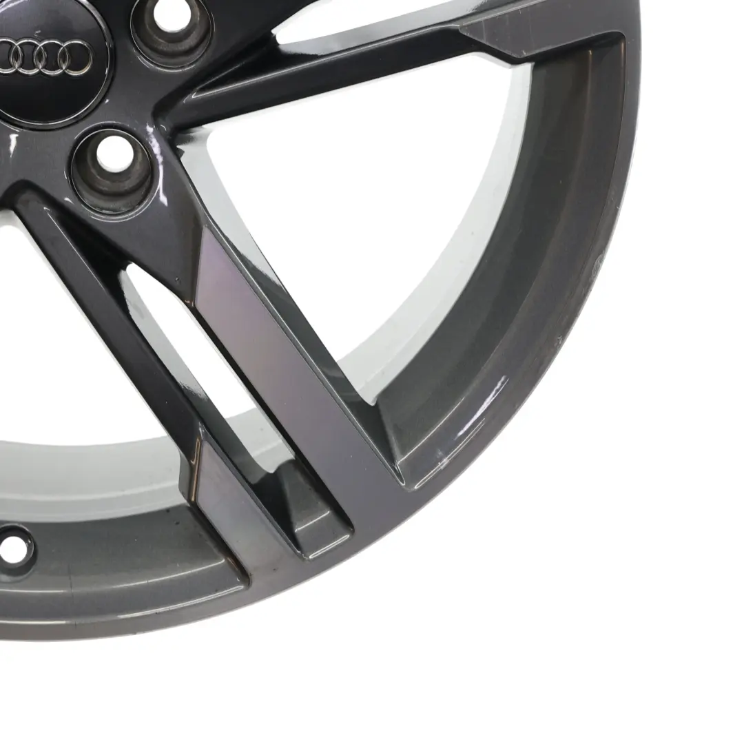 Audi A4 B9 Cerchio Ruota Lega Argento 18" 8J ET:40 Stella Doppie Raze - SKU 8W0601025M-2 - Numero di parte 8W0601025M