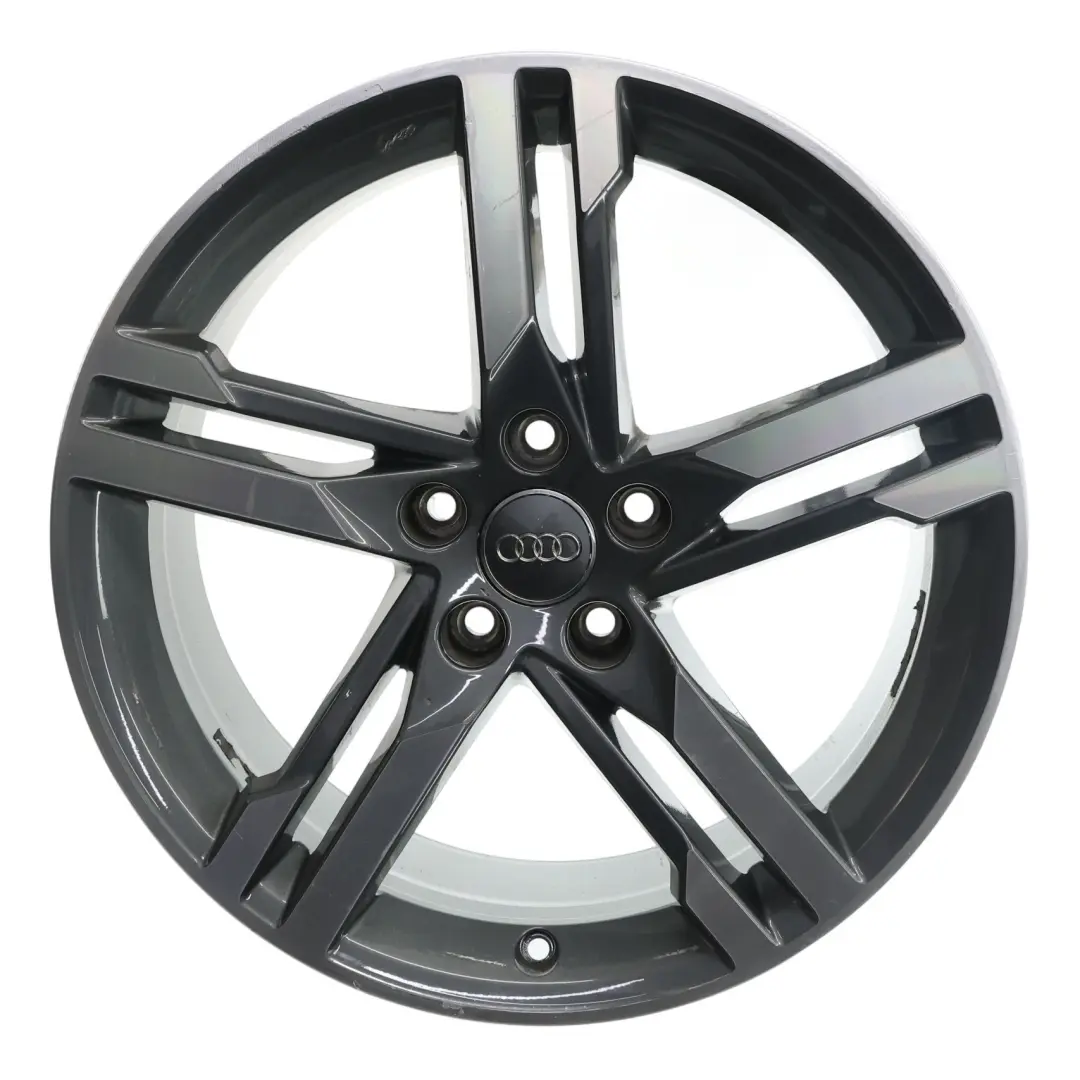 Audi A4 B9 Wheel Rim Alloy Silver 18" 8J ET:40 Star Double Spoke - SKU 8W0601025M-3 - Part number 8W0601025M