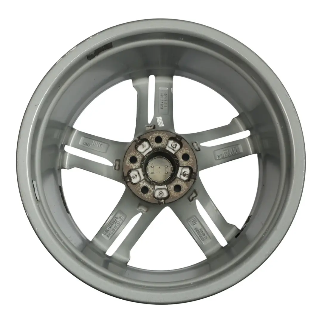 Rim Alloy Silver 18" 8J ET:40 Star Double Spoke to Audi A4 B9 Wheel with Part number 8W0601025M Audi A4 B9 Wheel Rim Alloy Silver 18" 8J ET:40 Star Double Spoke - SKU 8W0601025M-3 - Part number 8W0601025M