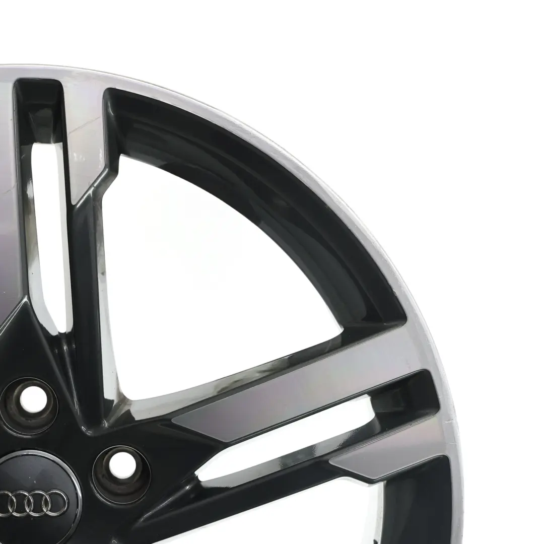 Audi A4 B9 Wheel Rim Alloy Silver 18" 8J ET:40 Star Double Spoke - SKU 8W0601025M-3 - Part number 8W0601025M