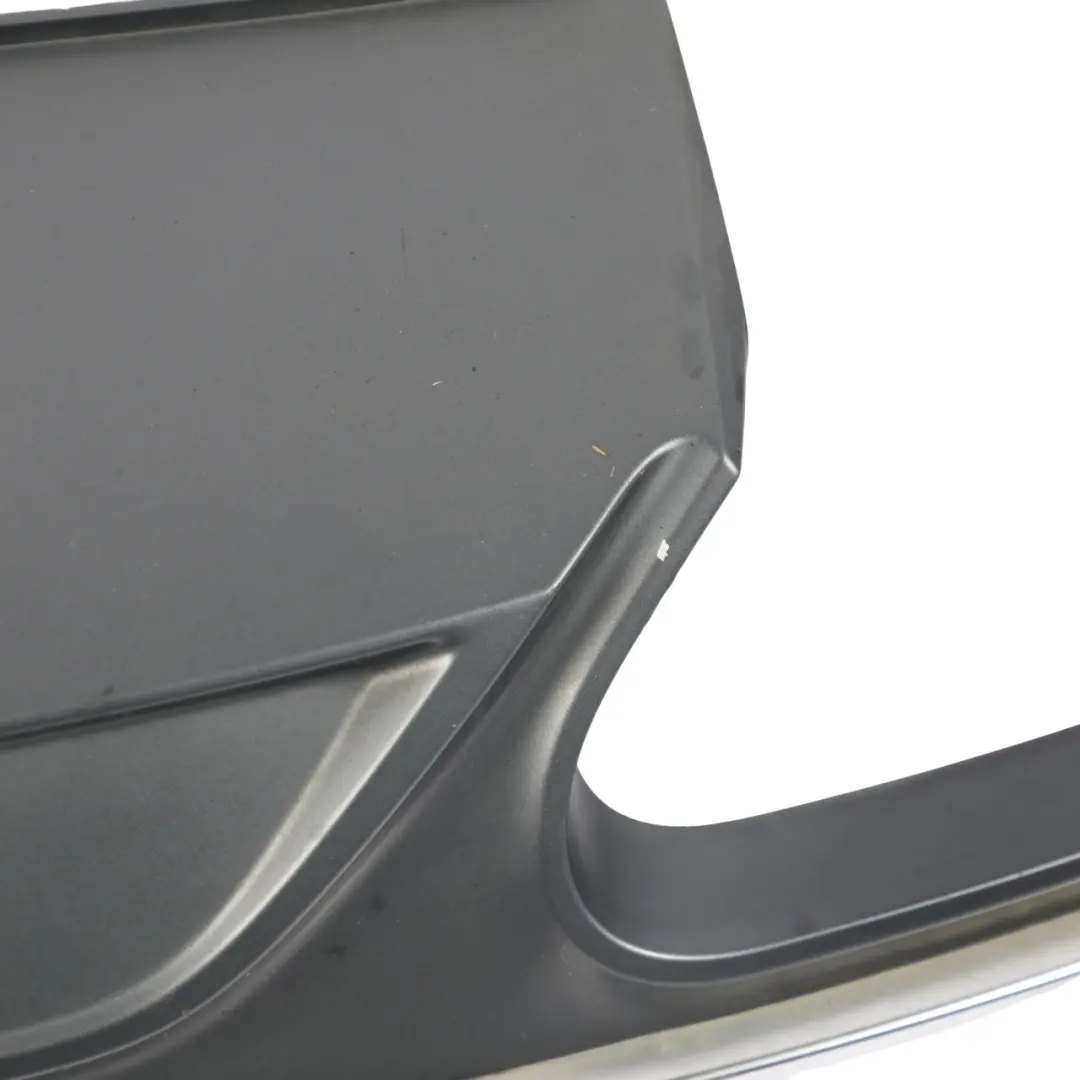 Bumper Trim Panel Cover Diffuser Double Exhaust to Audi A4 B9 Rear with Part number 8W0807521S Audi A4 B9 Rear Bumper Trim Panel Cover Diffuser Double Exhaust - SKU 8W0807521S - Part number 8W0807521S