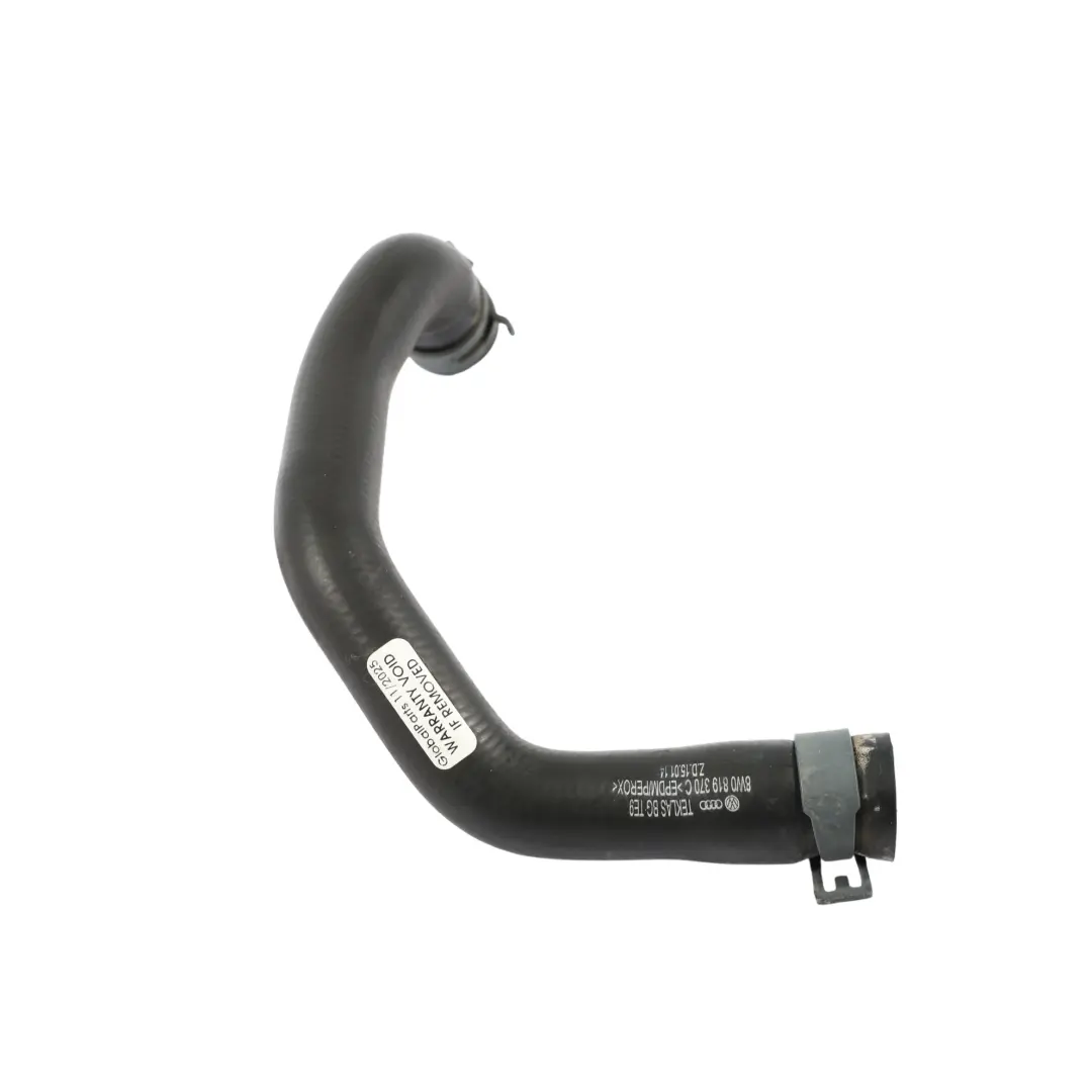 Audi A4 B9 Agua Manguera Refrigeración Radiador Tubería 2.0 Gasolina - SKU 8W0819370C - Número de pieza 8W0819370C