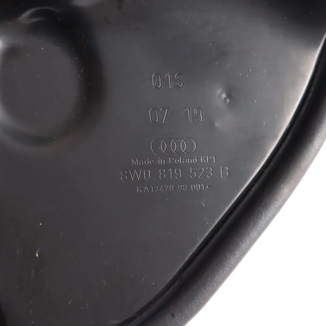 Audi A5 F5 A4 B9 Bulkhead Deflector Firewall Protection Shield Cover - SKU 8W0819523B - Part number 8W0819523B