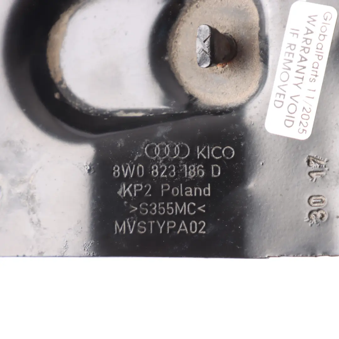 Bonnet Hood Boot Lid Lock Catch Striker Right O/S to Audi A5 F5 Engine with Part number 8W0823186D Audi A5 F5 Engine Bonnet Hood Boot Lid Lock Catch Striker Right O/S - SKU 8W0823186D - Part number 8W0823186D