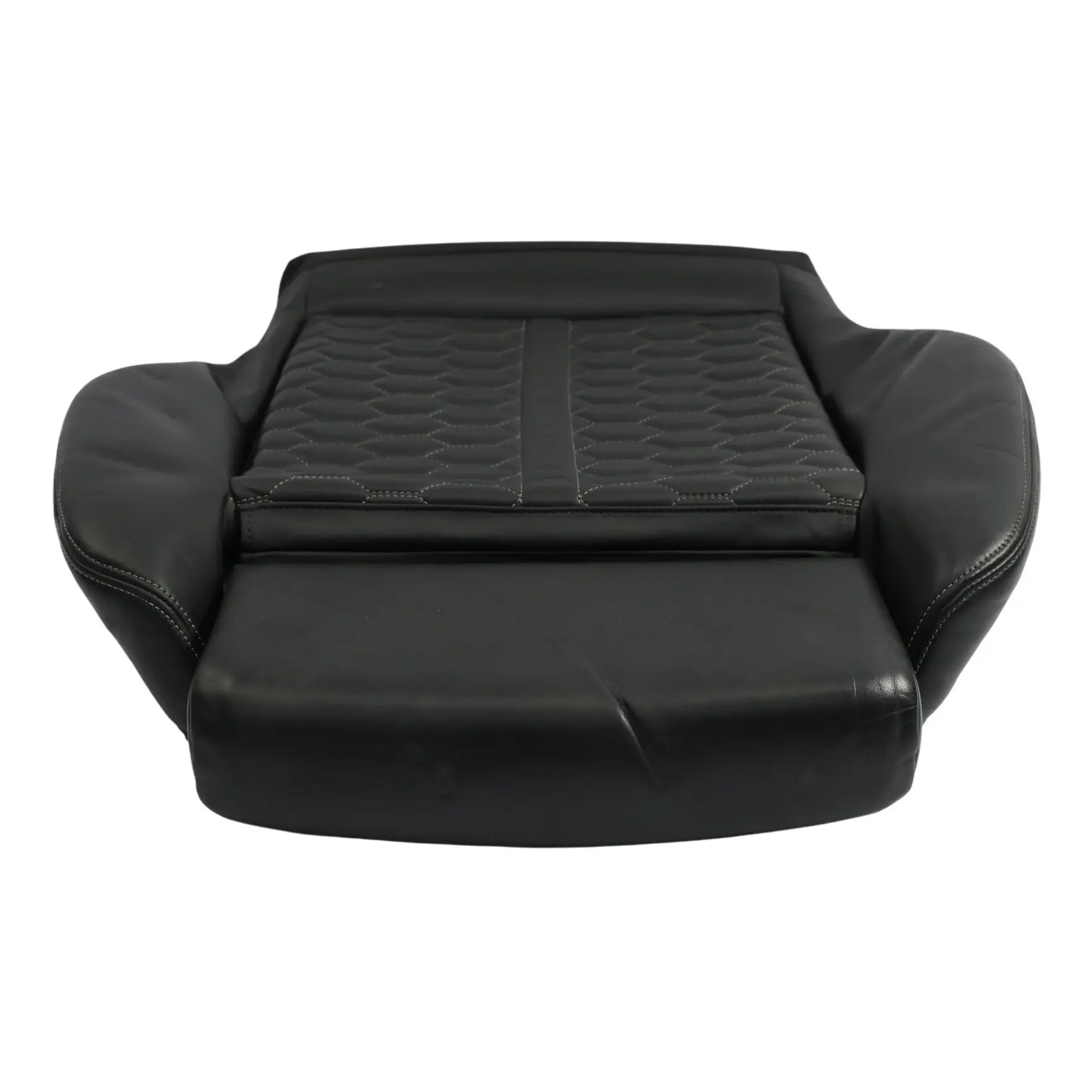 Audi RS5 F5 Sport Seat Heated Seating Cover Black Leather Front Left N/S
