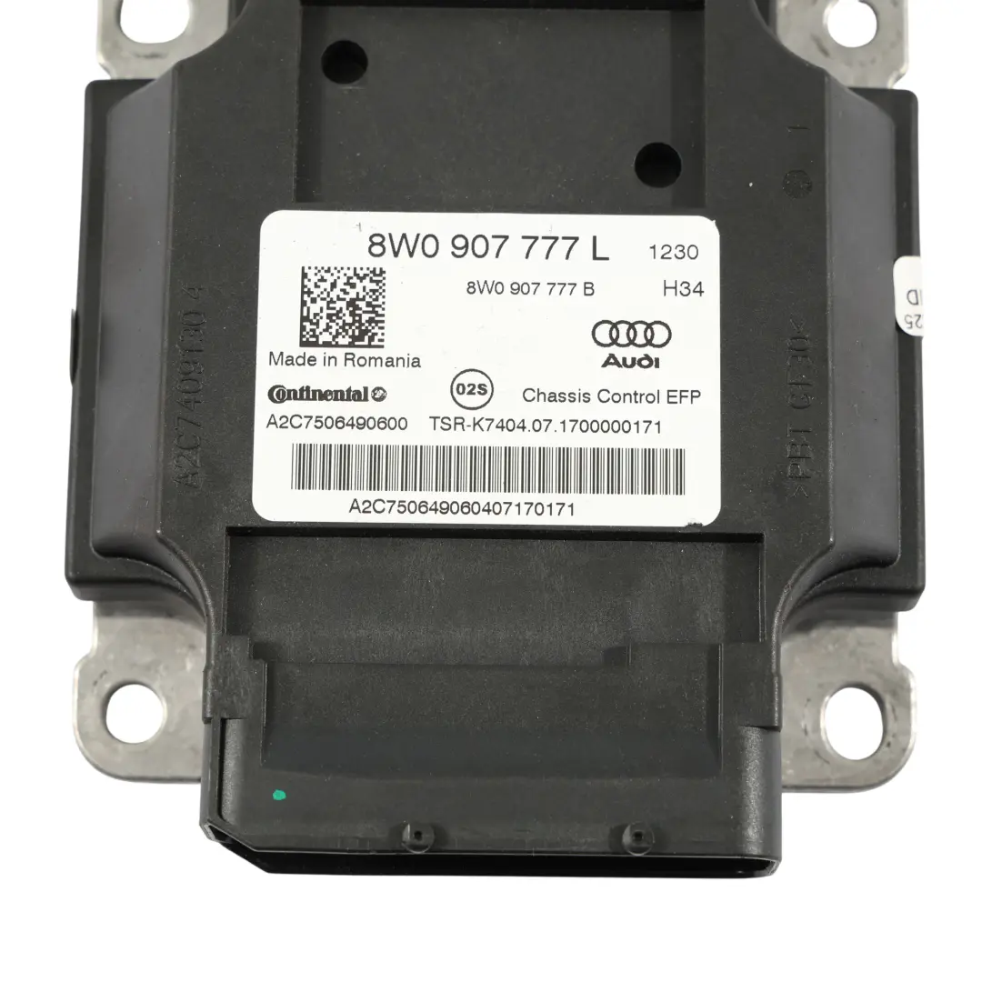 Fahrwerkmodul Steuergerät für Audi RS5 F5 mit Teilenummer 8W0907777L Audi RS5 F5 Fahrwerkmodul Steuergerät - SKU 8W0907777L - Teilenummer 8W0907777L