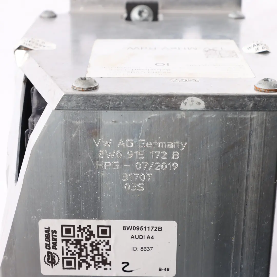 Hilfs Batterie Spannungswandler Modul Einheit für Audi A4 B9 mit Teilenummer 8W0915101A Audi A4 B9 Hilfs Batterie Spannungswandler Modul Einheit - SKU 8W0915101A-1 - Teilenummer 8W0915101A
