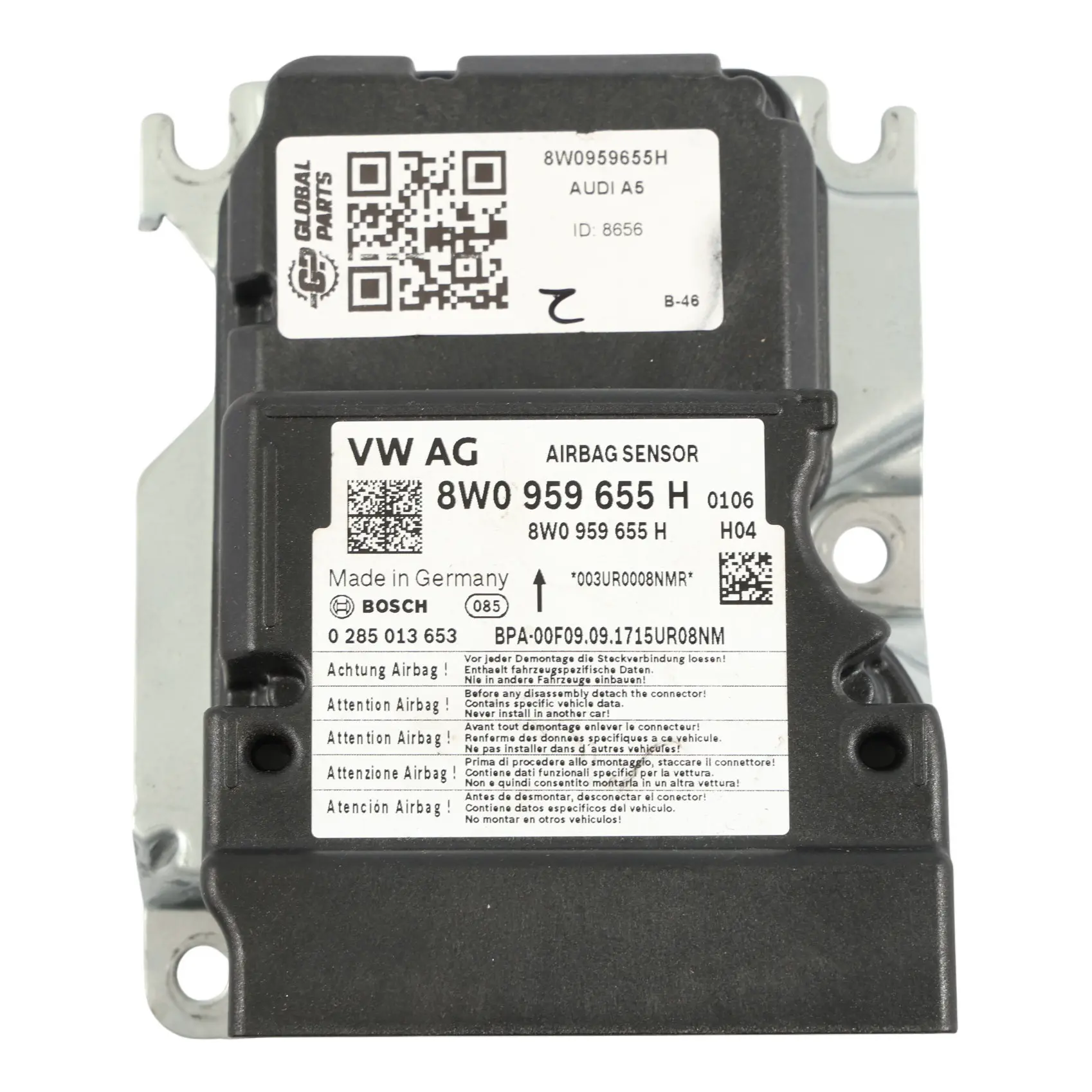 Audi A4 B9 RS5 F5 Luftmodul Steuergerät SRS Sensor ECU 8W0959655H