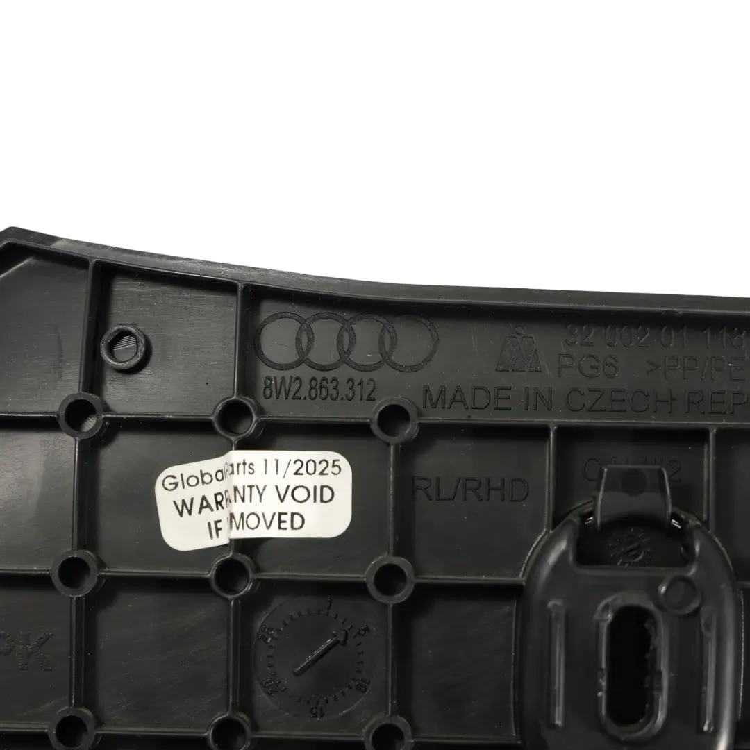 Audi A4 B9 A5 F5 Cache De Console Centrale Droite - SKU 8W2863312 - Numéro de pièce 8W2863312