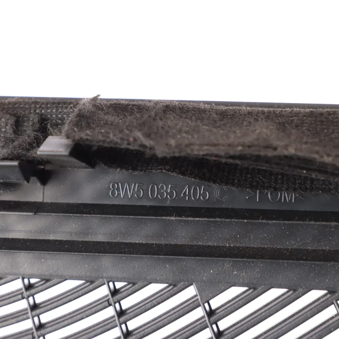 Audi A4 B9 Osłona Blenda Głośnika Półki Bagażnika Czarna Lewa - SKU 8W5035405C - Numer Części 8W5035405C