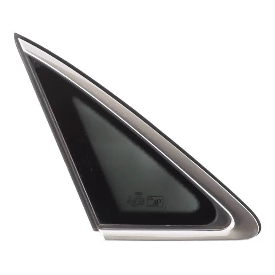 Quarter Side Window Glass Left N/S Tinted AS3 to Audi A4 B9 Rear with Part number 8W5845297E Audi A4 B9 Rear Quarter Side Window Glass Left N/S Tinted AS3 - SKU 8W5845297E - Part number 8W5845297E