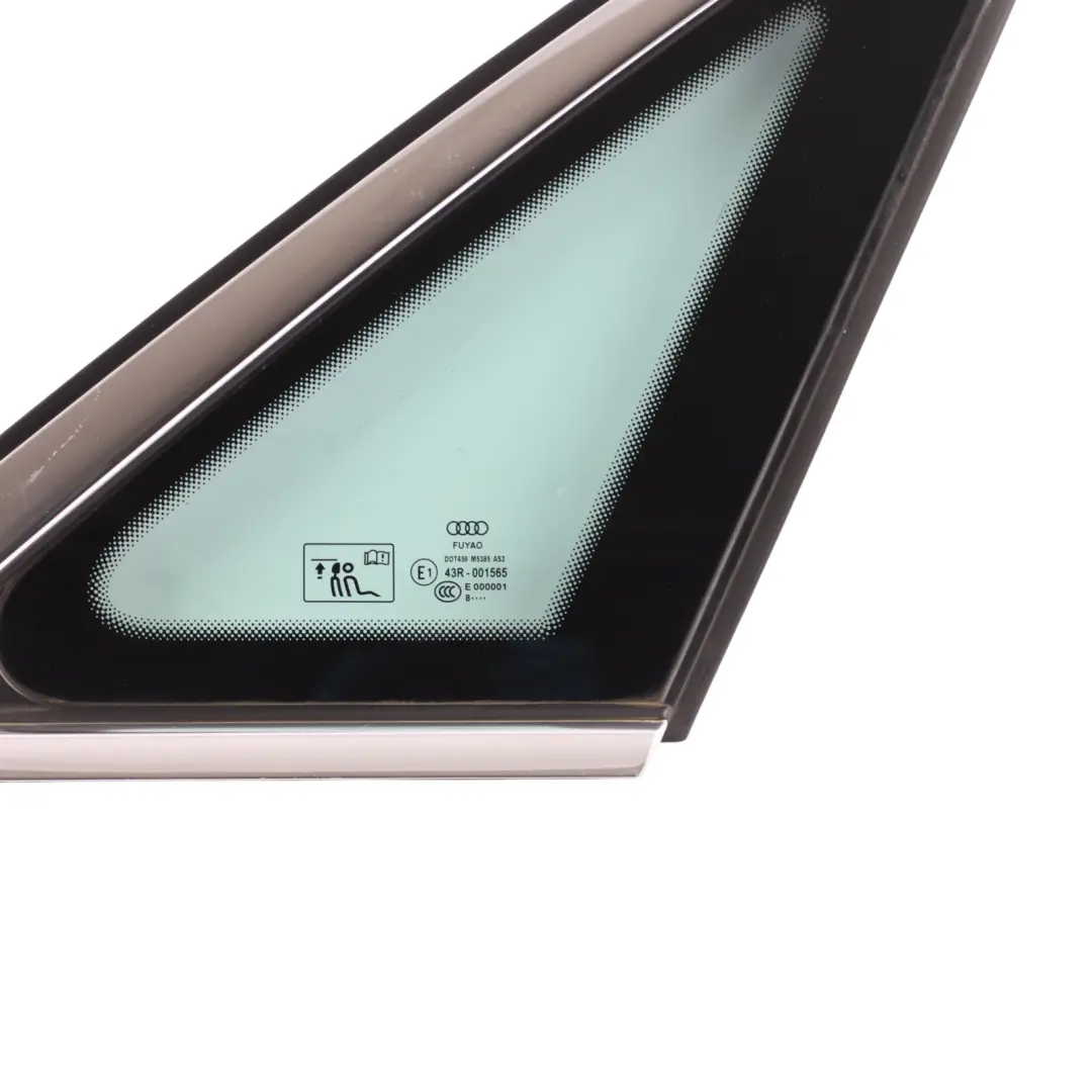 Vitre Latérale Triangulaire Arrière Droite AS2 pour Audi A4 B9 à propos du numéro de pièce 8W5845298D Audi A4 B9 Vitre Latérale Triangulaire Arrière Droite AS2 - SKU 8W5845298D-1 - Numéro de pièce 8W5845298D