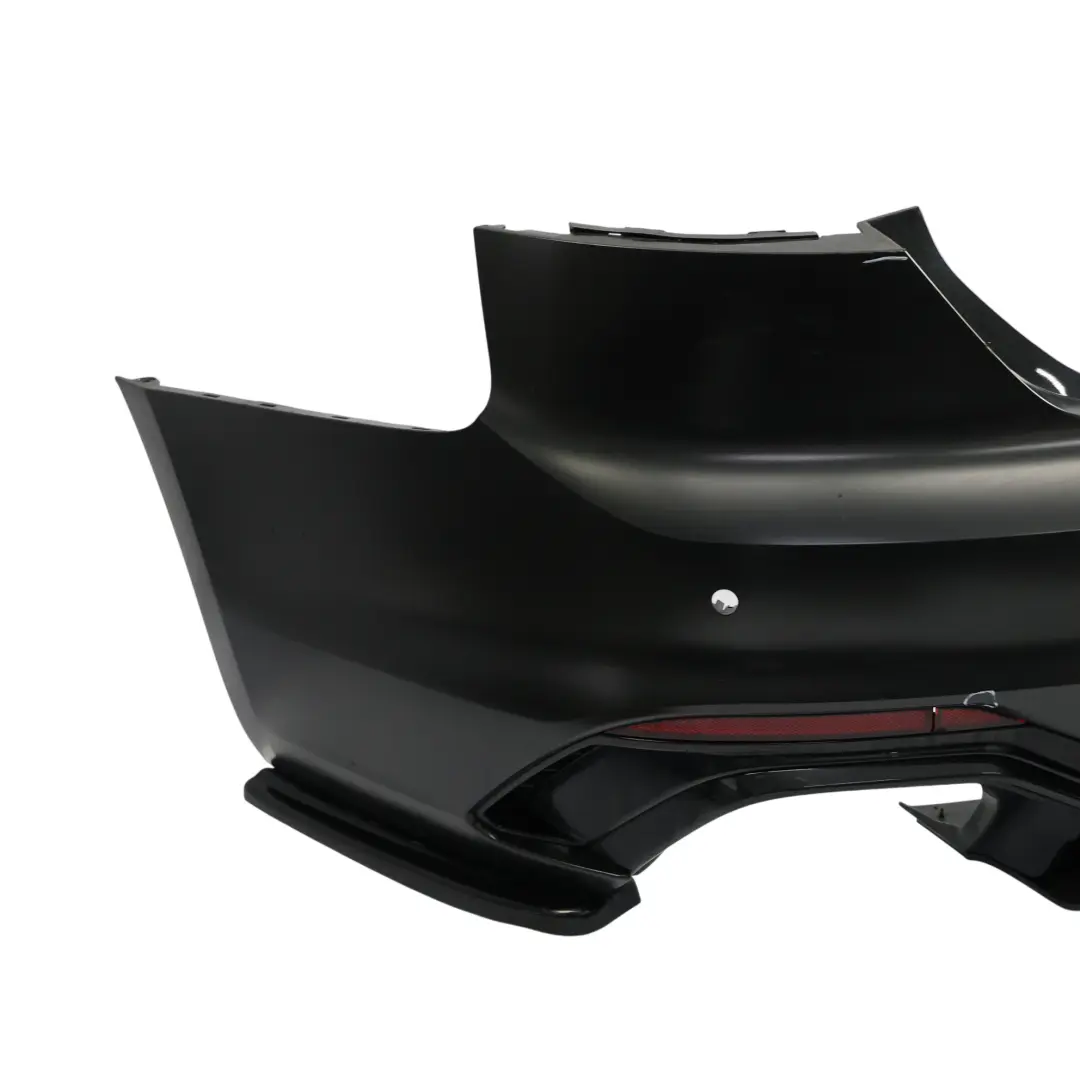 Audi RS5 F5 Rear Bumper Trim Panel Maxton Diffuser Mythical Black Metallic - Y9T - SKU 8W6807067AC-MYB - Part number 8W6807067AC
