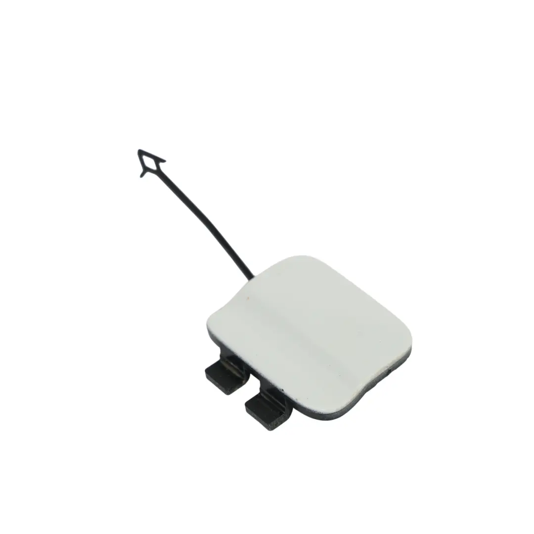 Audi A5 F5 Rear Bumper Towing Hook Eye Cover Glacier White - S9R - SKU 8W6807441A-MGW - Part number 8W6807441A