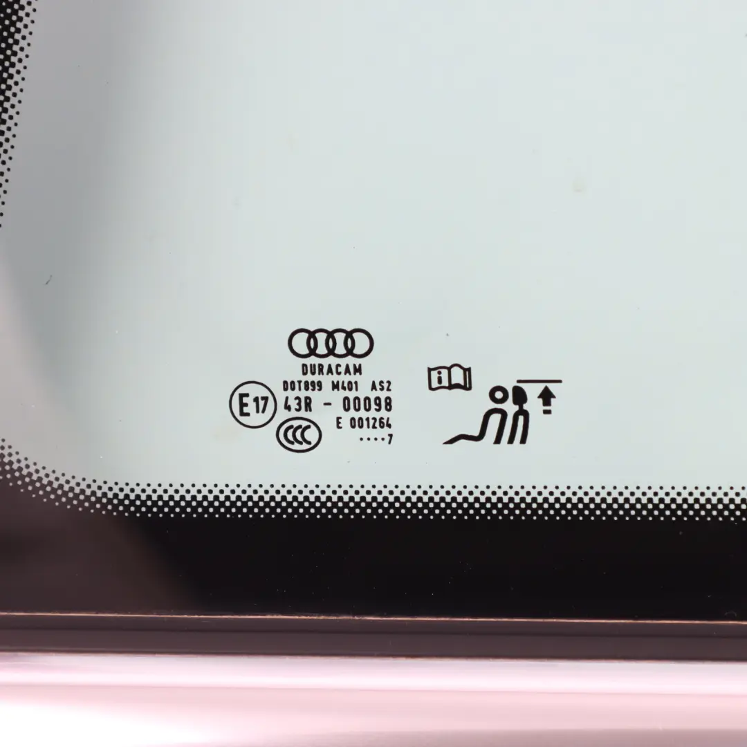 Audi A5 F5 Coupe Rear Side Window Glass Glazing AS2 Left N/S - SKU 8W6845297L - Part number 8W6845297L