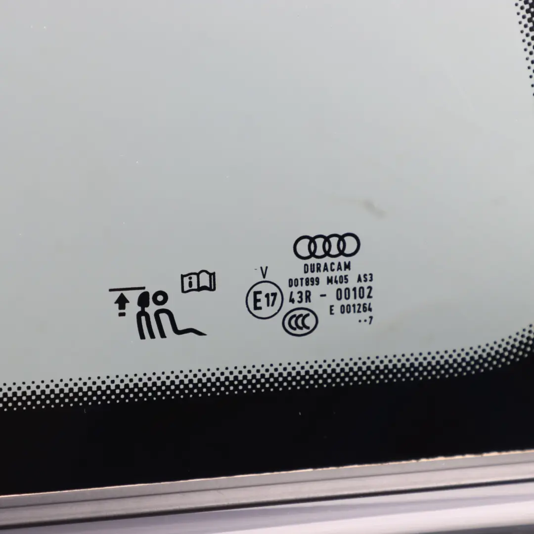 Audi A5 F5 Rear Quarter Window Fixed Side Glass Right O/S AS3 - SKU 8W6845298C - Part number 8W6845298C