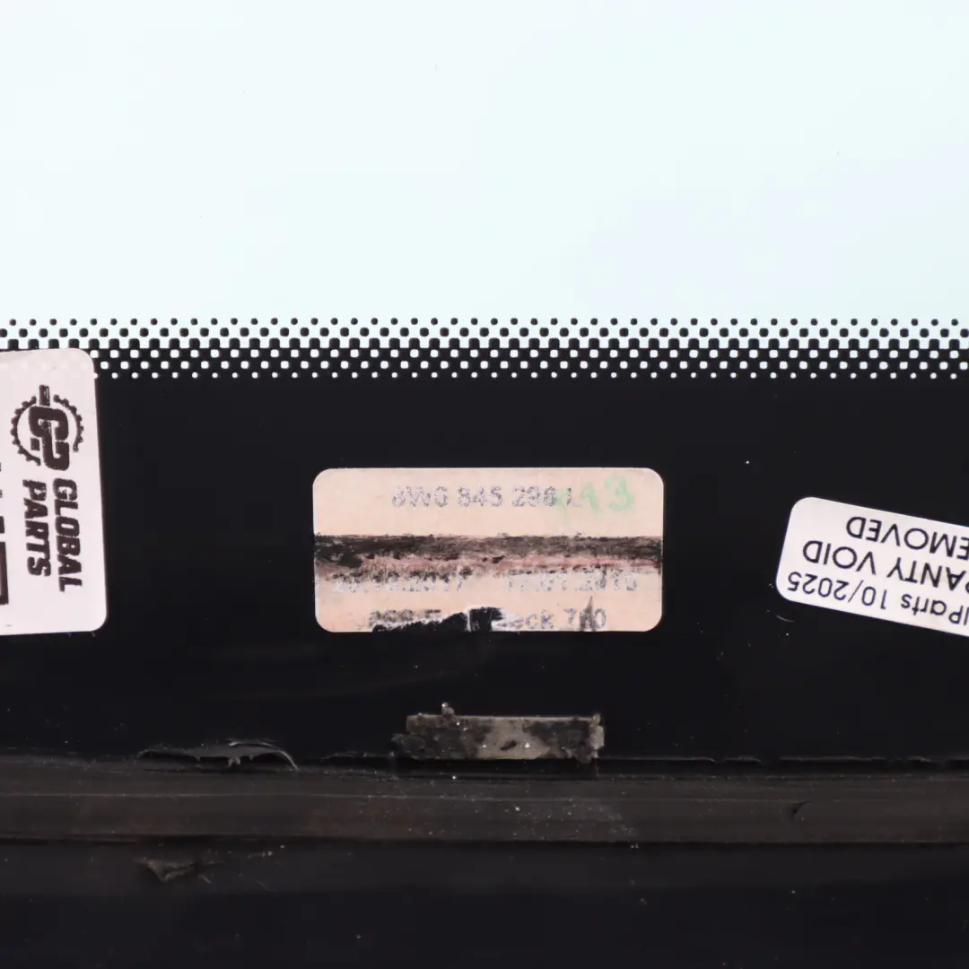 Audi A5 F5 Rear Quarter Window Fixed Side Glass Right O/S AS2 - SKU 8W6845298L - Part number 8W6845298L