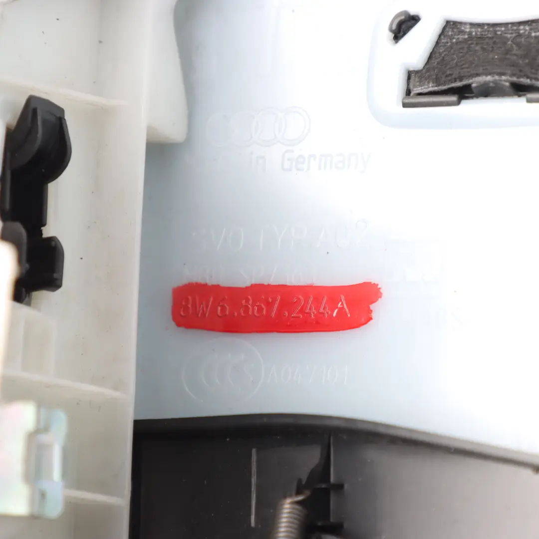 Audi A4 B9 A5 F5 B Pilar Columna Cubierta Moldura Panel Derecho - SKU 8W6867244A - Número de pieza 8W6867244A