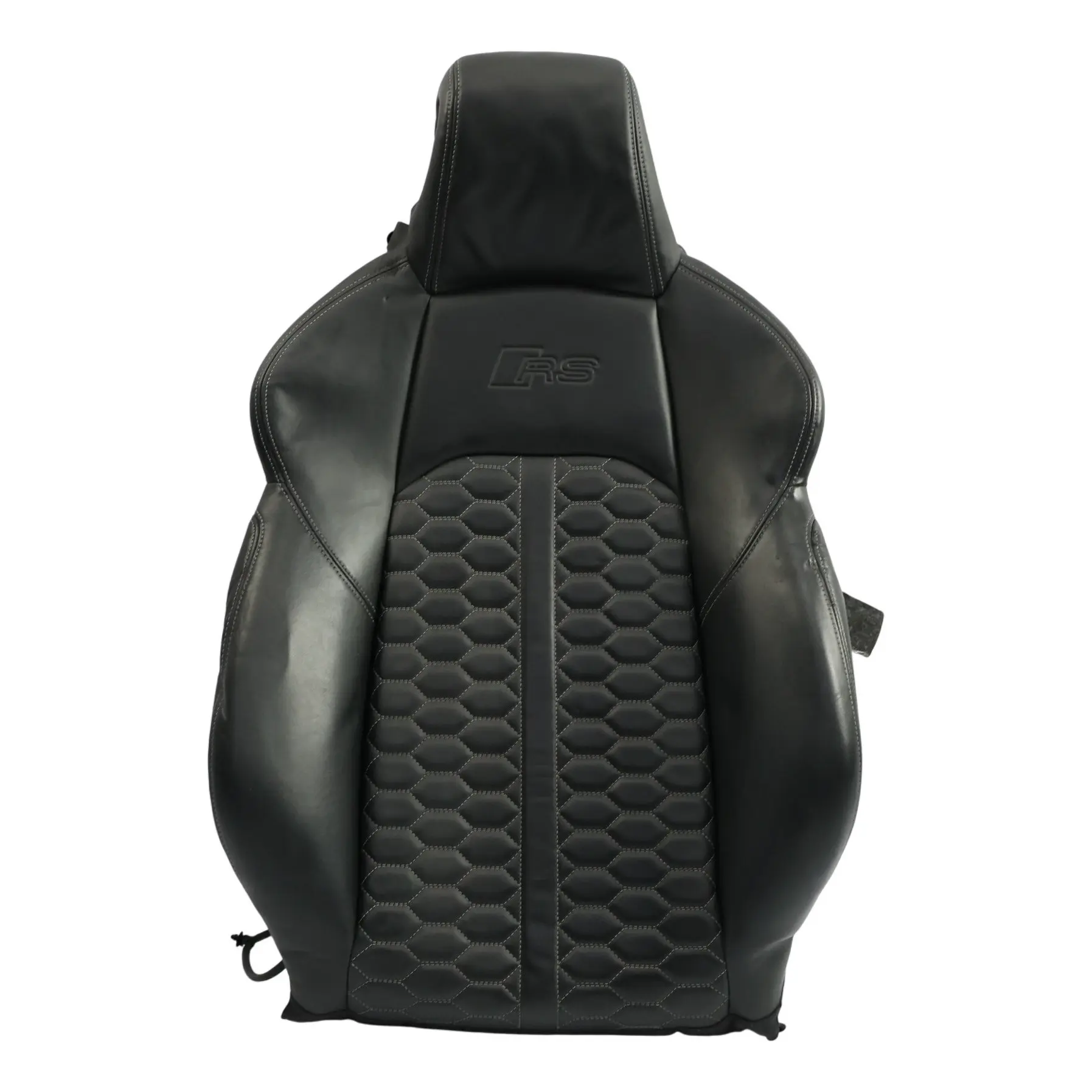 Audi RS5 F5 Sport Funda De Respaldo Calefactable Cuero Negro Delantero Izquierdo