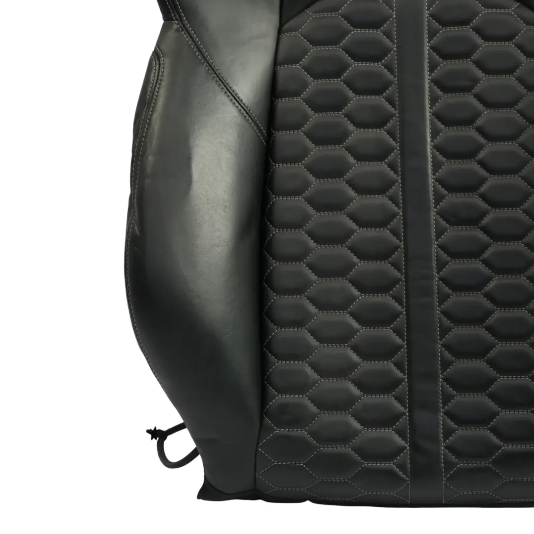 Audi RS5 F5 Sport Sitzrückenlehne Beheizte Abdeckung Schwarz Leder Vorne Links - SKU 8W6881805BF - Teilenummer 8W6881805BF