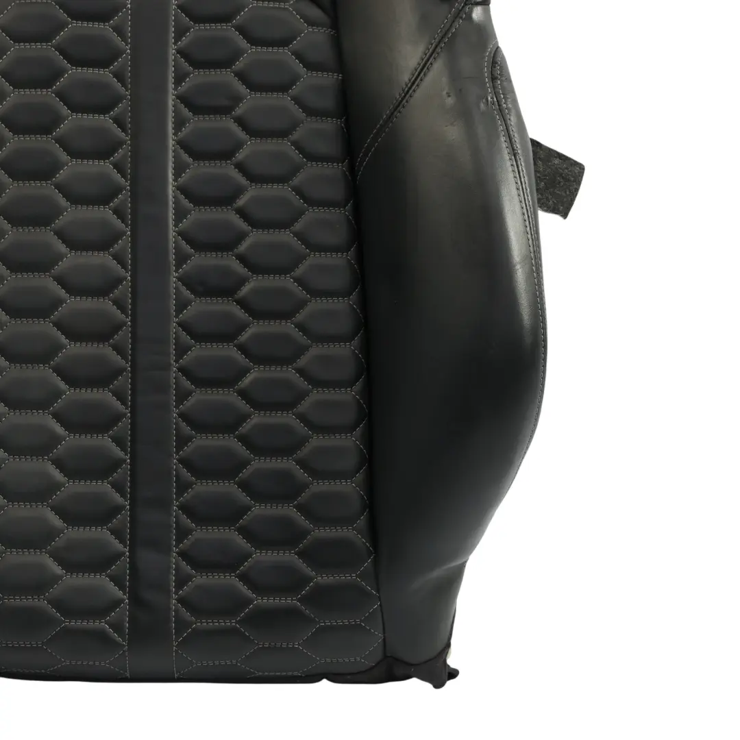 Audi RS5 F5 Sport Sitzrückenlehne Beheizte Abdeckung Schwarz Leder Vorne Links - SKU 8W6881805BF - Teilenummer 8W6881805BF