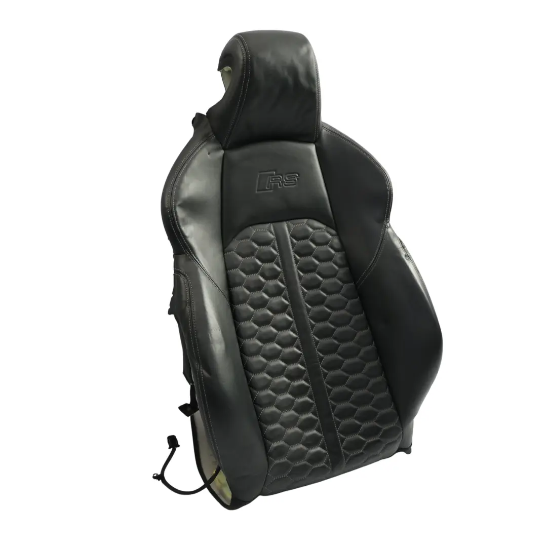 Funda De Respaldo Calefactable Cuero Negro Delantero Izquierdo para Audi RS5 F5 Sport con número de pieza 8W6881805BF Audi RS5 F5 Sport Funda De Respaldo Calefactable Cuero Negro Delantero Izquierdo - SKU 8W6881805BF - Número de pieza 8W6881805BF