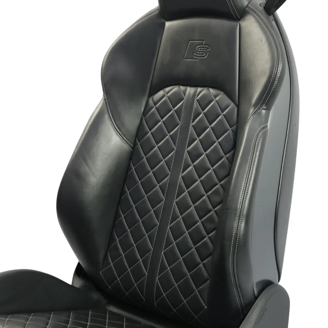 Audi A5 F5 Siège Avant Sport Chauffant Massant Électriquement Cuir Gauche Noir - SKU 8W6881805BJ-3 - Numéro de pièce 8W6881805BJ