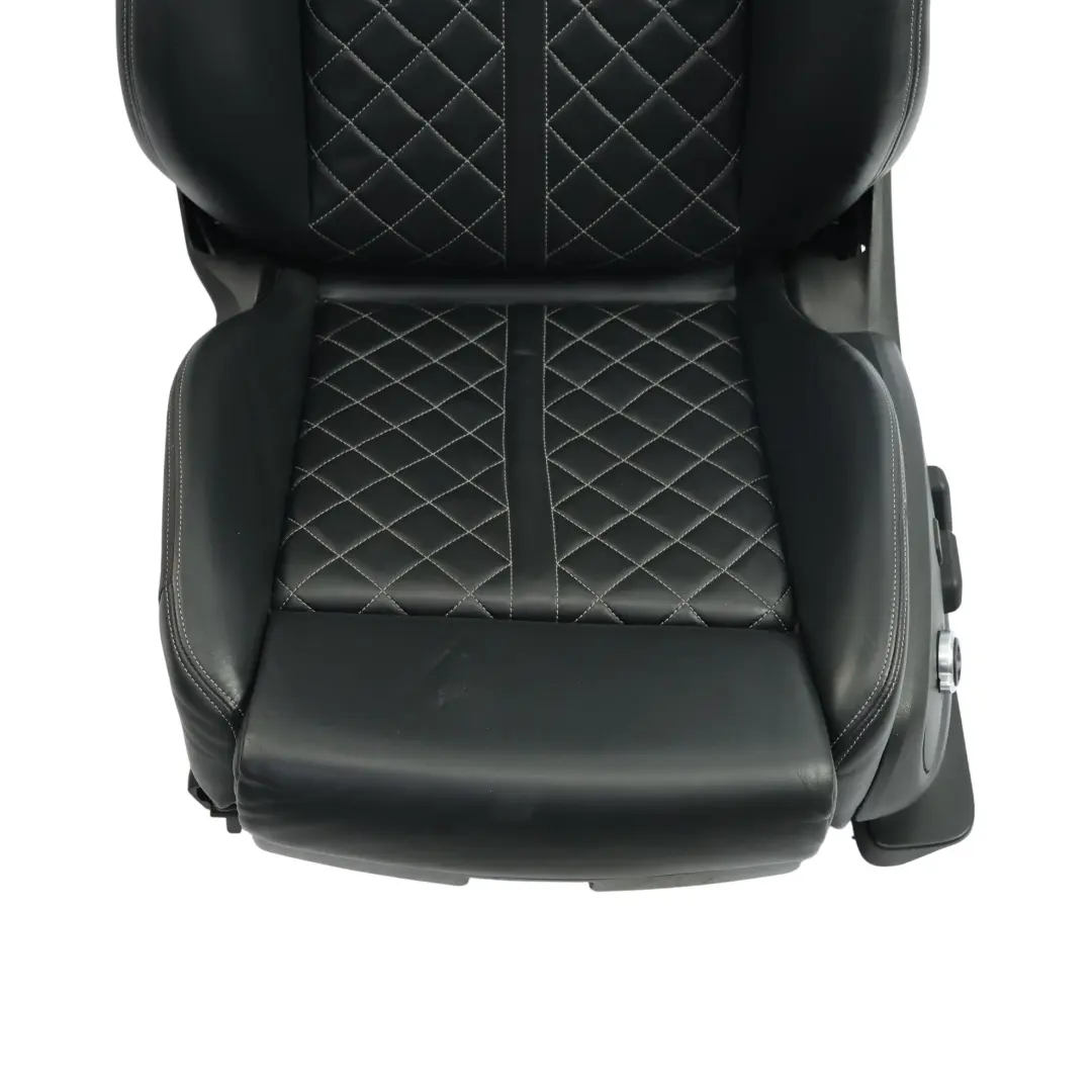 Audi A5 F5 Front Seat Sport Heated Electric Massage Leather Left N/S Soul Black - SKU 8W6881805BJ-3 - Part number 8W6881805BJ