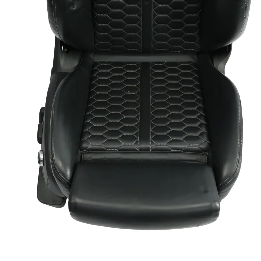 Audi RS5 F5 Sedile Anteriore Sport Riscaldato Memoria Pelle Anima Nero Destra - SKU 8W6881806BF-1 - Numero di parte 8W6881806BF