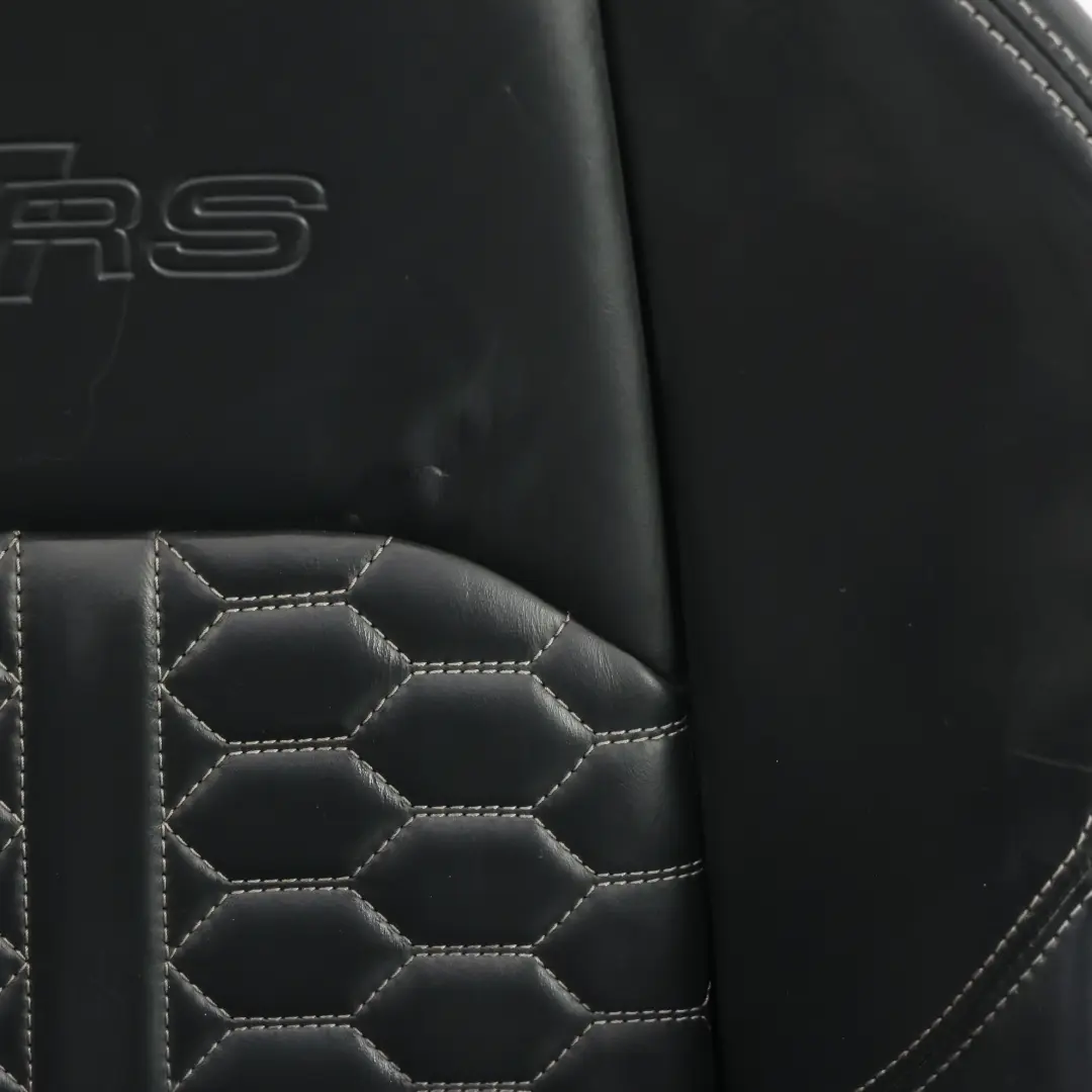 Sedile Anteriore Sport Riscaldato Memoria Pelle Anima Nero Destra per Audi RS5 F5 con numero di parte 8W6881806BF Audi RS5 F5 Sedile Anteriore Sport Riscaldato Memoria Pelle Anima Nero Destra - SKU 8W6881806BF-1 - Numero di parte 8W6881806BF