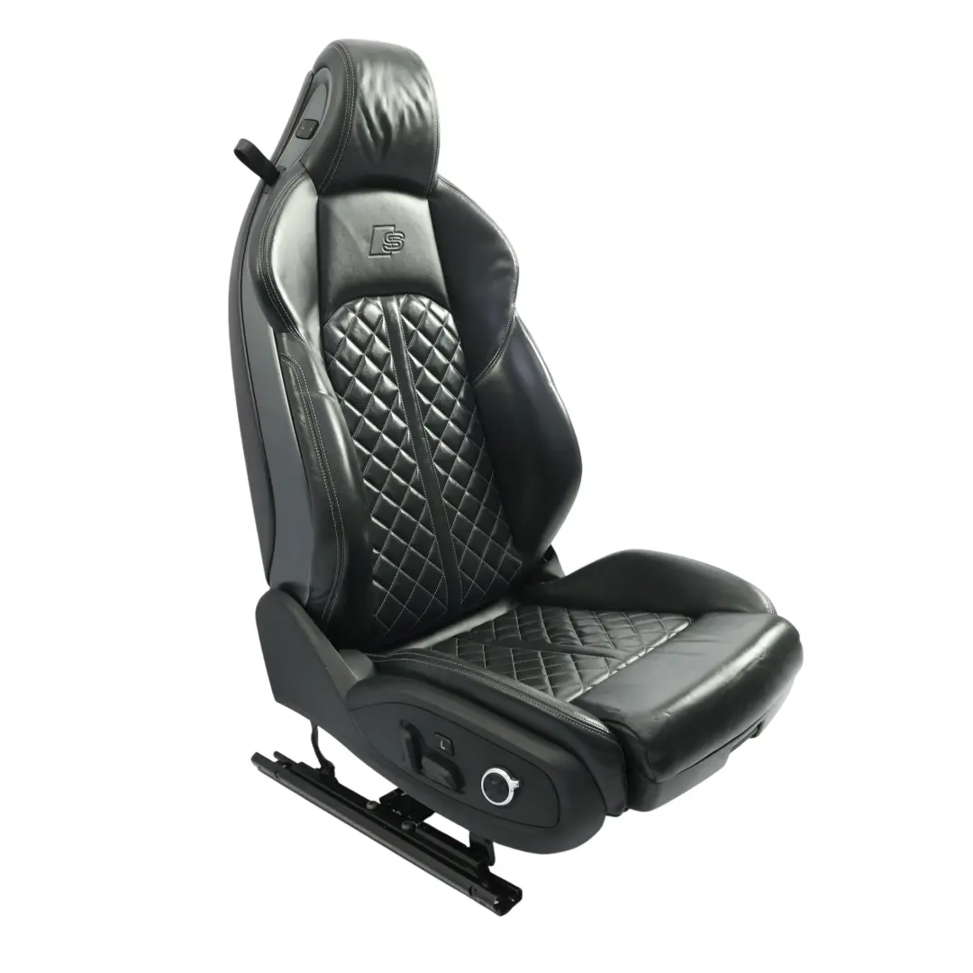 Audi A5 F5 Asiento Delantero Derecho Cuero Calefactable Eléctrico Masaje Black - SKU 8W6881806BJ-3 - Número de pieza 8W6881806BJ