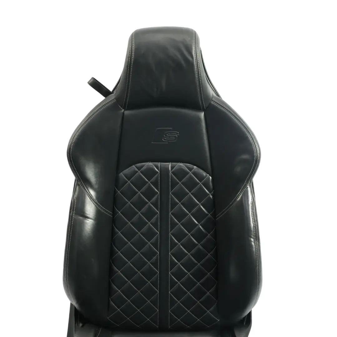 Audi A5 F5 Front Seat Sport Heated Electric Massage Leather Right O/S Soul Black - SKU 8W6881806BJ-3 - Part number 8W6881806BJ