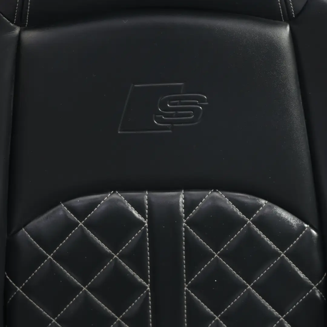 Audi A5 F5 Przedni Fotel Sport Grzany Elektryczny Masaż Skóra Prawy Czarny - SKU 8W6881806BJ-3 - Numer Części 8W6881806BJ