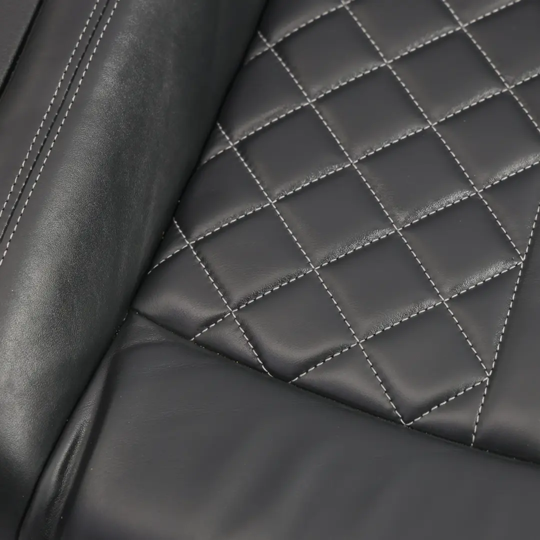 Audi S5 F5 Trasero Sofá Banco Asiento Cuero Soul Negro Cliff Gris - SKU 8W6885403Q-1 - Número de pieza 8W6885403Q