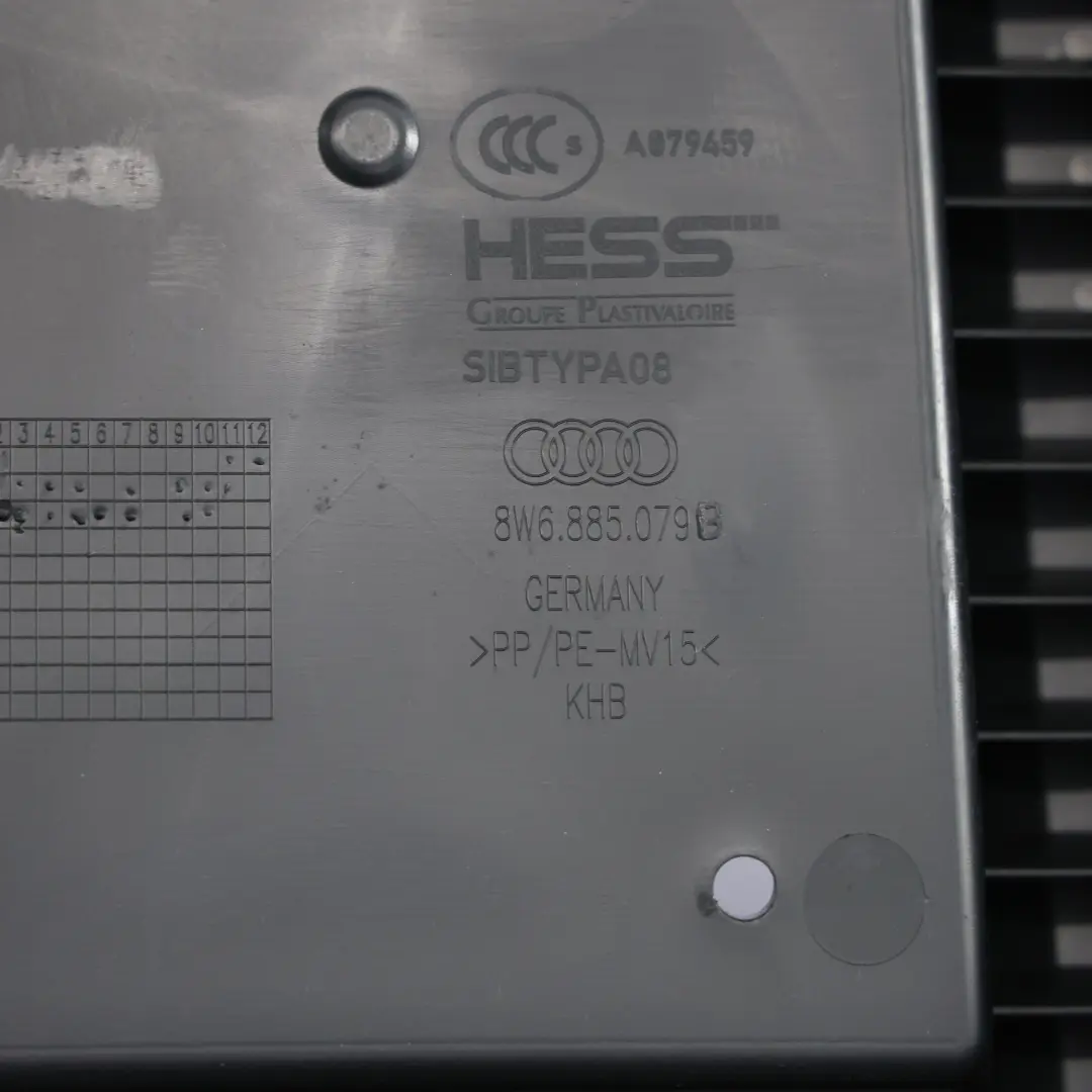 Audi S5 F5 Kanapa Siedzisko Tylne Tył Skóra Czarny Szara Nitka - SKU 8W6885403Q-1 - Numer Części 8W6885403Q