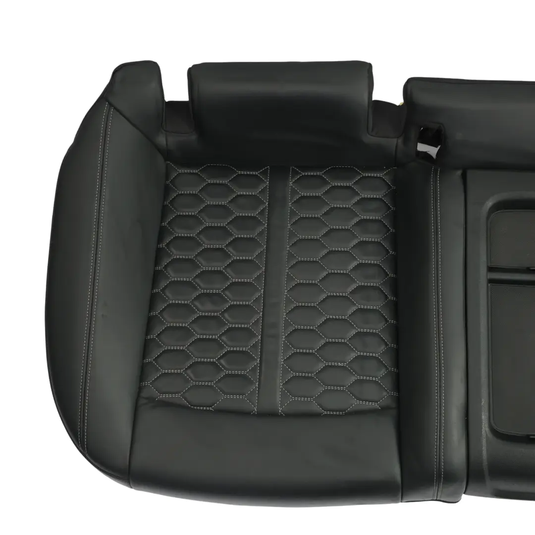 Audi RS5 F5 Coupe Trasero Sofá Banqueta Asiento Cuero Negro Gris - SKU 8W6885403S - Número de pieza 8W6885403S