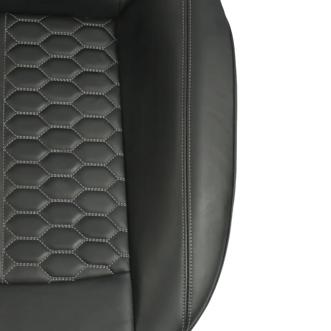 Audi RS5 F5 Coupe Trasero Sofá Banqueta Asiento Cuero Negro Gris - SKU 8W6885403S - Número de pieza 8W6885403S