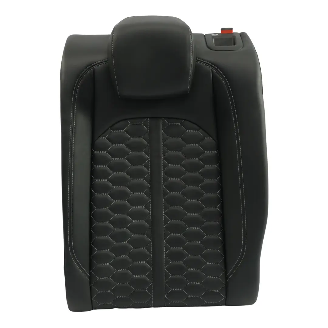 Sitzlehnenbezug Hinten Links Schwarz Leder für Audi RS5 F5 Coupe mit Teilenummer 8W6885805S Audi RS5 F5 Coupe Sitzlehnenbezug Hinten Links Schwarz Leder - SKU 8W6885805S - Teilenummer 8W6885805S