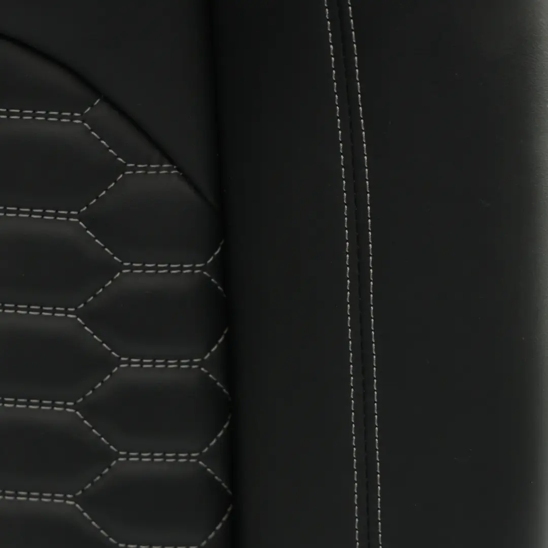 Audi RS5 F5 Coupe Seat Backrest Cover Rear Left N/S Black Leather - SKU 8W6885805S - Part number 8W6885805S