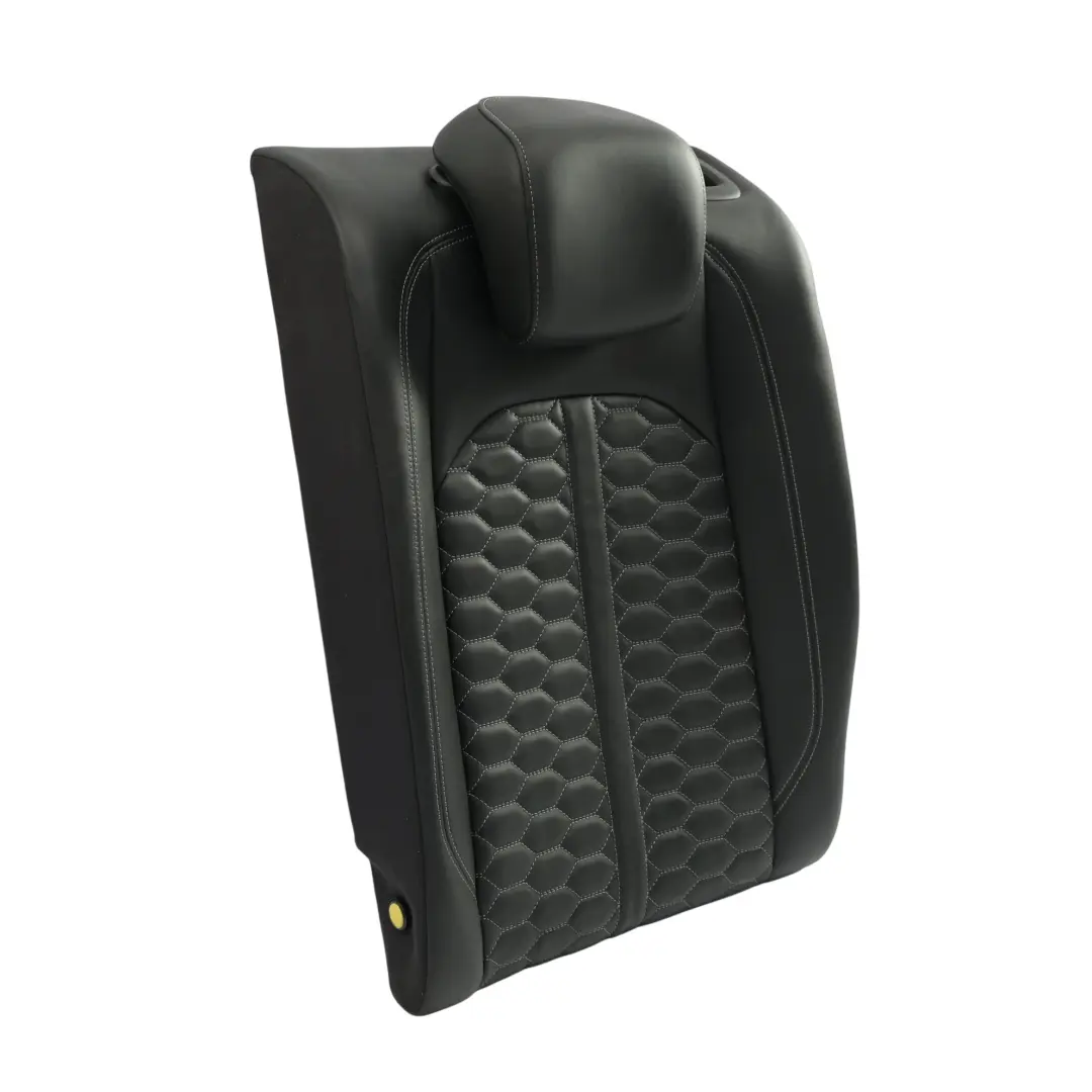 Backrest Cover Rear Left N/S Black Leather to Audi RS5 F5 Coupe Seat with Part number 8W6885805S Audi RS5 F5 Coupe Seat Backrest Cover Rear Left N/S Black Leather - SKU 8W6885805S - Part number 8W6885805S
