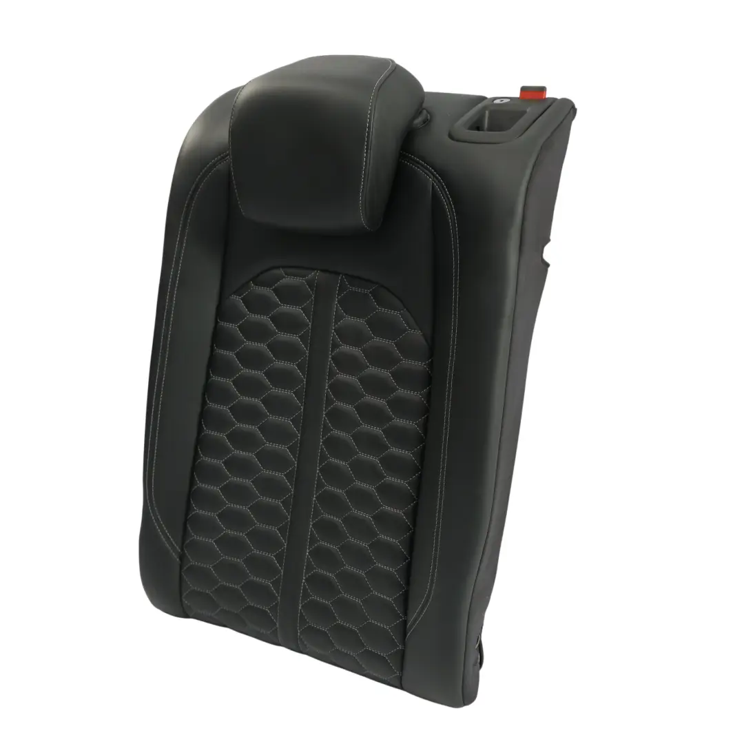 Audi RS5 F5 Coupe Sitzlehnenbezug Hinten Links Schwarz Leder - SKU 8W6885805S - Teilenummer 8W6885805S