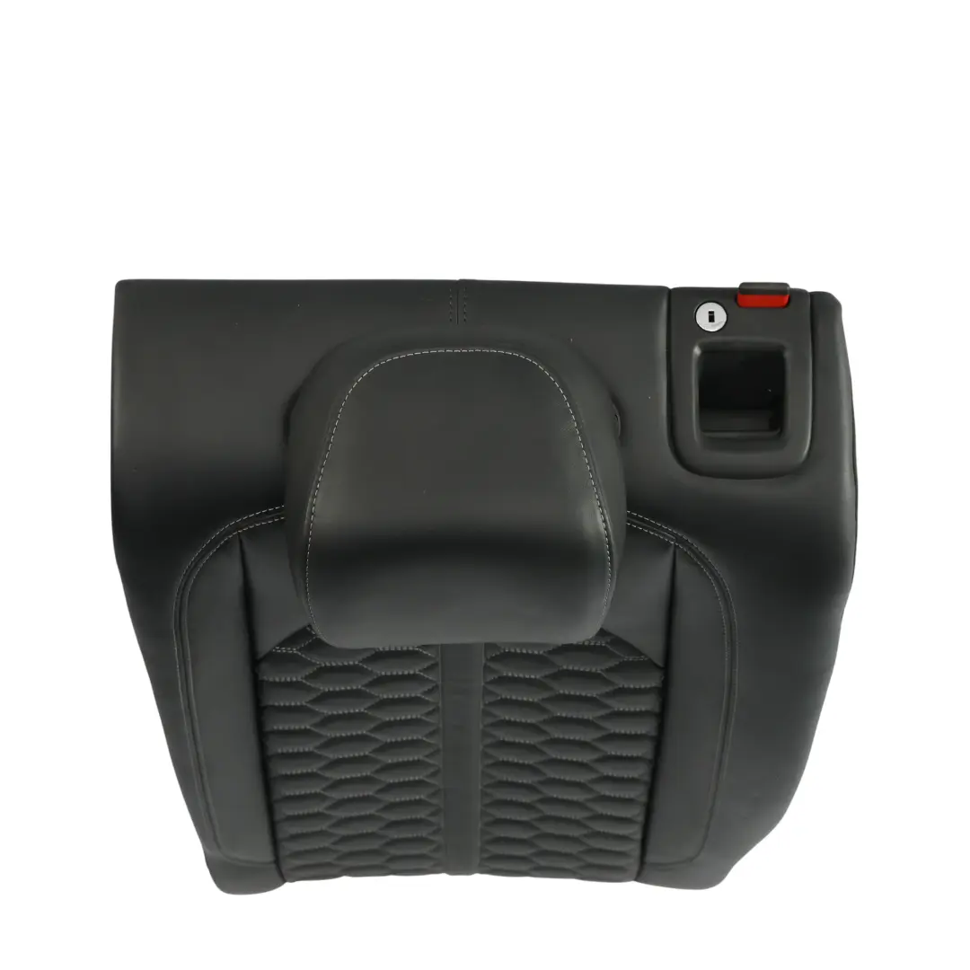 Oparcie Fotela Lewy Tył Czarna Skóra do Audi RS5 F5 Coupe o numerze 8W6885805S Audi RS5 F5 Coupe Oparcie Fotela Lewy Tył Czarna Skóra - SKU 8W6885805S - Numer Części 8W6885805S