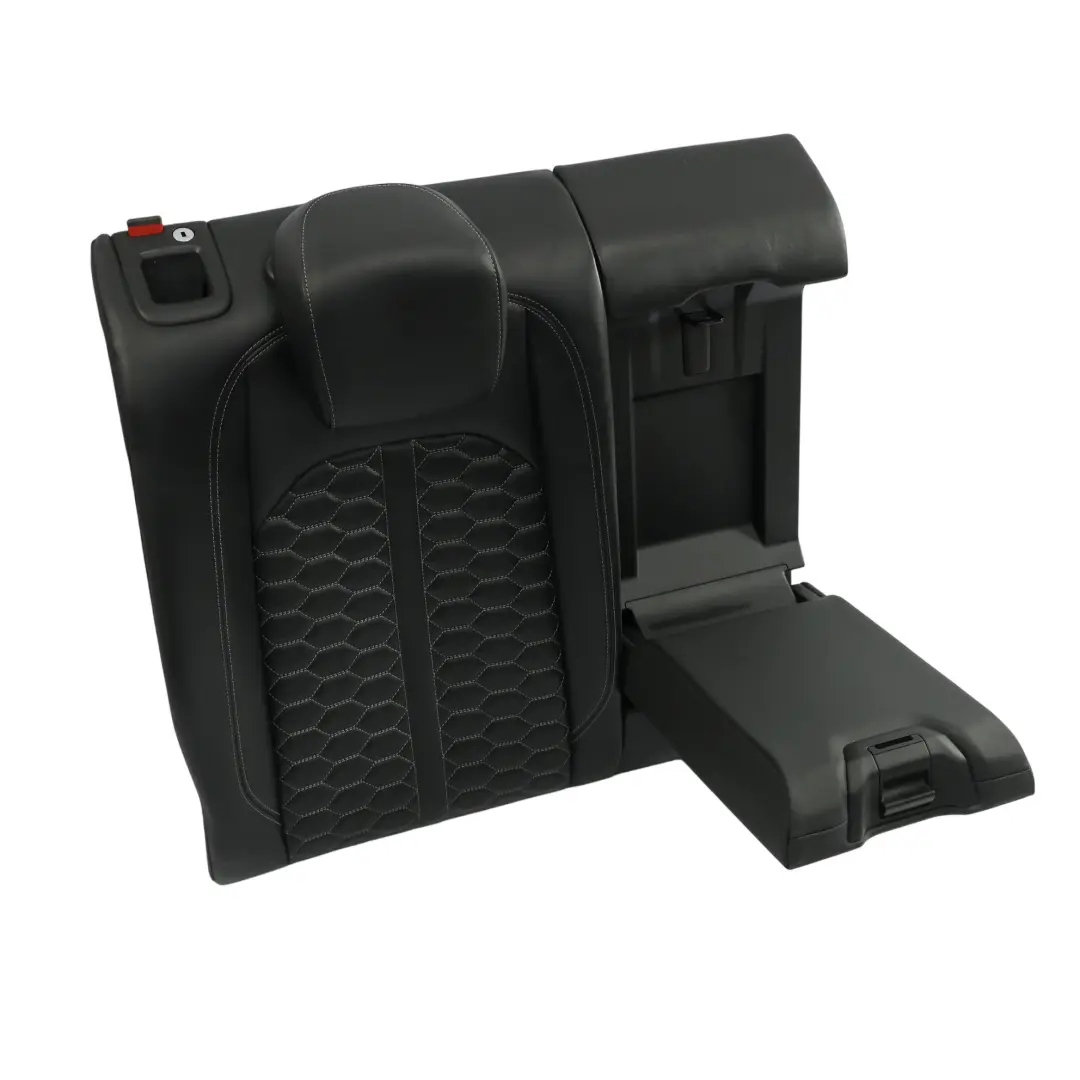 Audi RS5 F5 Coupe Seat Backrest Cover Rear Right O/S Black Leather - SKU 8W6885806S - Part number 8W6885806S